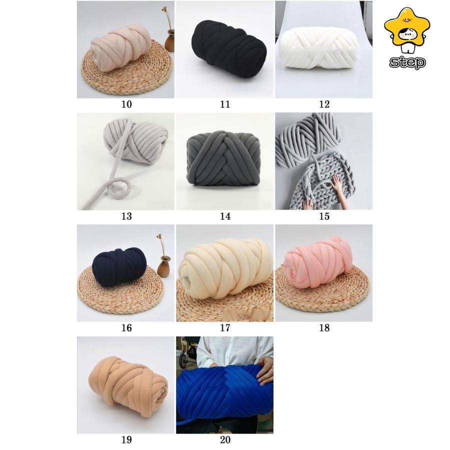 極太毛糸 チャンキーニット 500g ヤーン ニットヤーン DIY 毛糸 手芸 編み物 太い 極太 ハンドメイド 太いヤーン インスタ映え インテリア | ブランド登録なし | 07