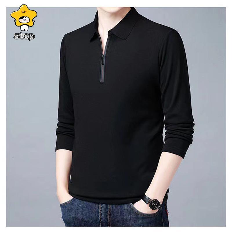 ポロシャツ メンズ Polo 長袖 ハーフジップ ビジネス Tシャツ ゴルフウェア ゴルフシャツ 長袖ポロシャツ クールビズ オフィス トップス 春服 | ブランド登録なし | 10