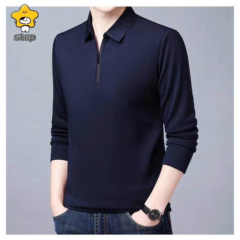 ポロシャツ メンズ Polo 長袖 ハーフジップ ビジネス Tシャツ ゴルフウェア ゴルフシャツ 長袖ポロシャツ クールビズ オフィス トップス 春服 | ブランド登録なし | 12