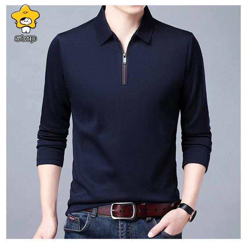 ポロシャツ メンズ Polo 長袖 ハーフジップ ビジネス Tシャツ ゴルフウェア ゴルフシャツ 長袖ポロシャツ クールビズ オフィス トップス 春服 | ブランド登録なし | 13