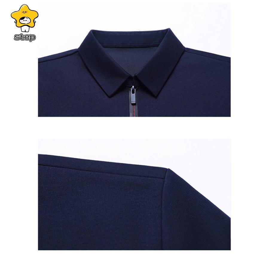 ポロシャツ メンズ Polo 長袖 ハーフジップ ビジネス Tシャツ ゴルフウェア ゴルフシャツ 長袖ポロシャツ クールビズ オフィス トップス 春服 | ブランド登録なし | 18