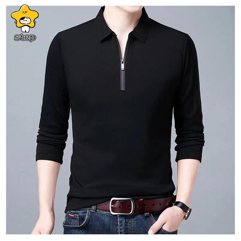 ポロシャツ メンズ Polo 長袖 ハーフジップ ビジネス Tシャツ ゴルフウェア ゴルフシャツ 長袖ポロシャツ クールビズ オフィス トップス 春服 | ブランド登録なし | 04