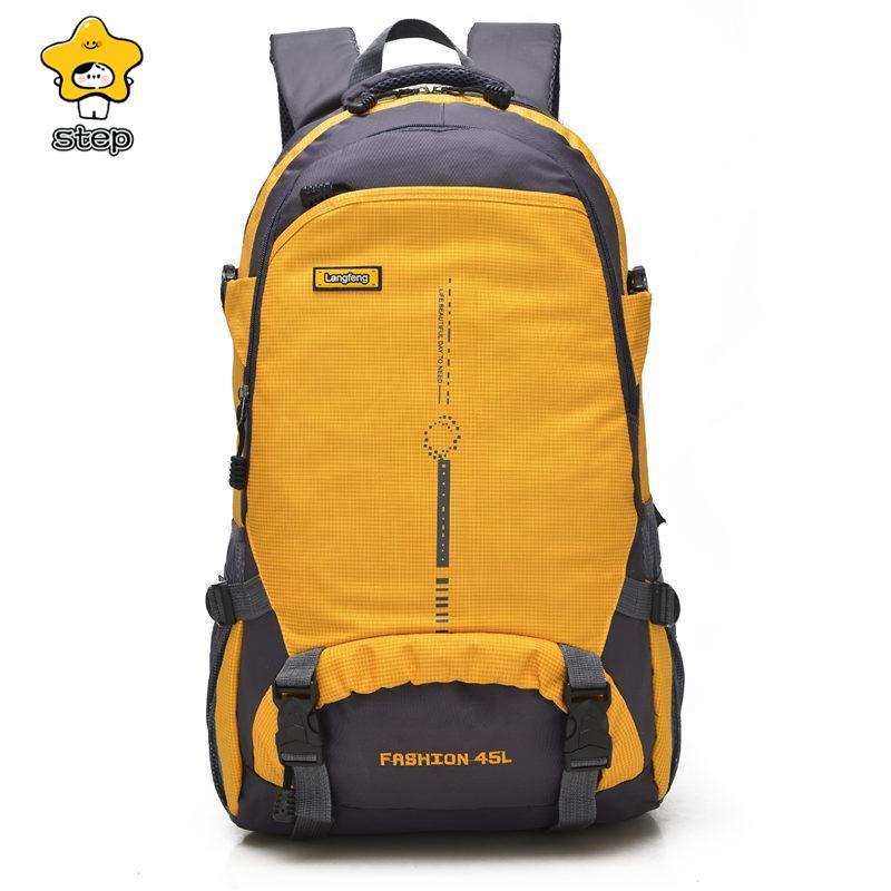 リュックサック 45L メンズ レディース 収納バッグ アウトドア ブラック 爆売中 多収納 キャンプ バックパック バッグ 日帰り登山 | ブランド登録なし | 01