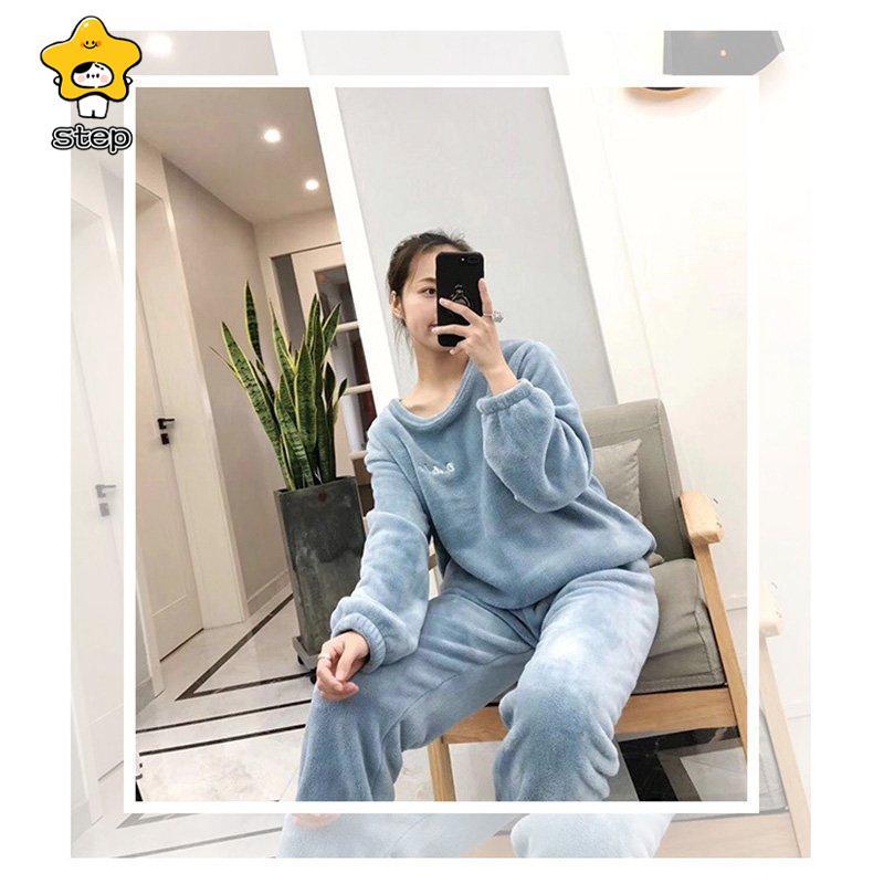 パジャマルームウェア上下セットもこもこレディース上下セットフリースベロアマイクロファイバー厚手可愛い冬部屋着長袖長ズボン暖かい秋冬 | ブランド登録なし | 11