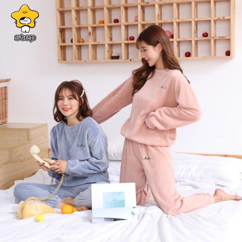 パジャマルームウェア上下セットもこもこレディース上下セットフリースベロアマイクロファイバー厚手可愛い冬部屋着長袖長ズボン暖かい秋冬 | ブランド登録なし | 06