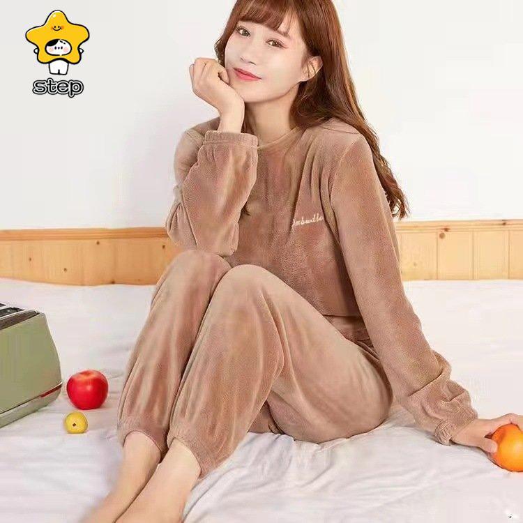 パジャマルームウェア上下セットもこもこレディース上下セットフリースベロアマイクロファイバー厚手可愛い冬部屋着長袖長ズボン暖かい秋冬 | ブランド登録なし | 08