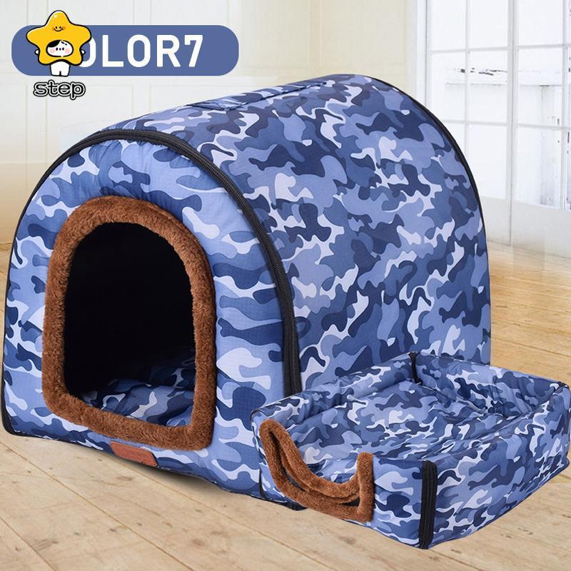 犬 ハウス ドーム 小型犬 犬用 家 犬小屋 室内 子犬 ベッド ペット用 猫 マット いぬ ねこ ペットハウス 猫用 春 秋 冬 用 | ブランド登録なし | 12