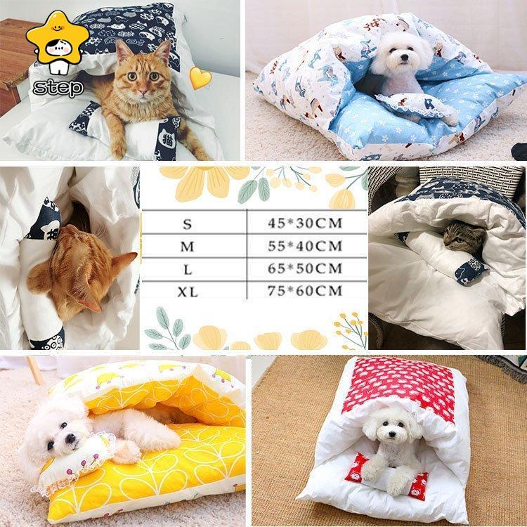 猫 ベッド 犬 ベッド ペットベッド 猫用 クッション 寝袋 キャットハウス 可愛い 大きい ペットハウス 猫グッズ ペット布団 あったか 筒型 布団 ソフト ふわふわ | ブランド登録なし