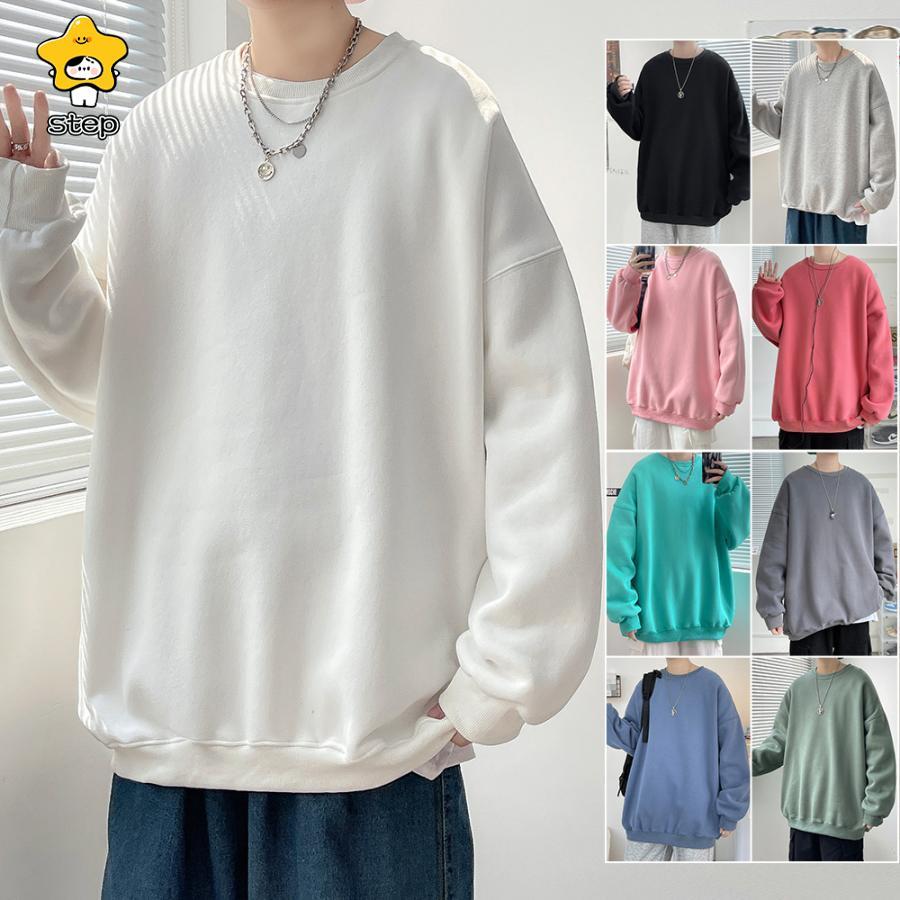 パーカー メンズ 長袖 ビッグシルエット ゆったり Tシャツ 春 秋服 秋冬 インナー カットソー スポーツ プルオーバー 大きいサイズ カジュアル ティーシャツ | ブランド登録なし