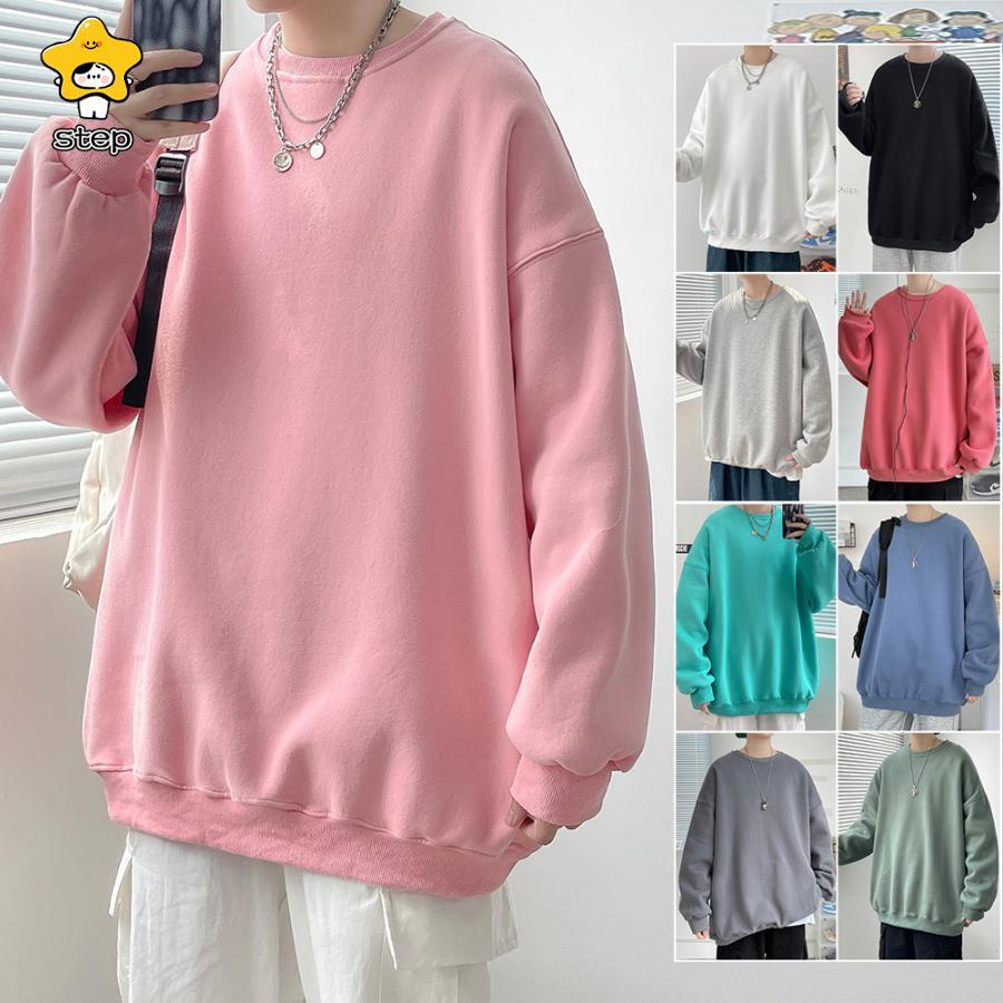 パーカー メンズ 長袖 ビッグシルエット ゆったり Tシャツ 春 秋服 秋冬 インナー カットソー スポーツ プルオーバー 大きいサイズ カジュアル ティーシャツ | ブランド登録なし | 01