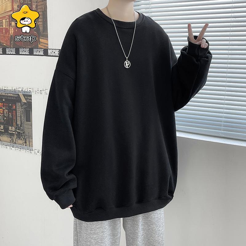 パーカー メンズ 長袖 ビッグシルエット ゆったり Tシャツ 春 秋服 秋冬 インナー カットソー スポーツ プルオーバー 大きいサイズ カジュアル ティーシャツ | ブランド登録なし | 04