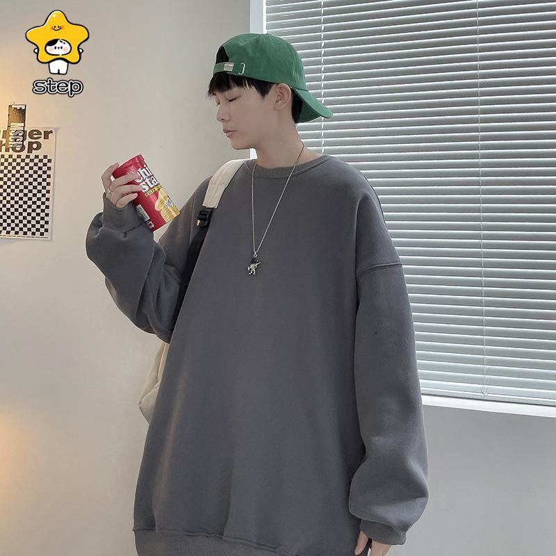 パーカー メンズ 長袖 ビッグシルエット ゆったり Tシャツ 春 秋服 秋冬 インナー カットソー スポーツ プルオーバー 大きいサイズ カジュアル ティーシャツ | ブランド登録なし | 08