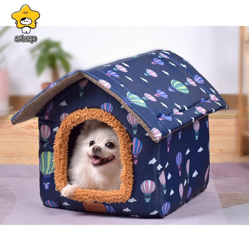 犬 ハウス ドーム 小型犬 犬用 家 犬小屋 室内 子犬 ベッド ペット用 猫 マット いぬ ねこ ペットハウス 猫用 春 秋 冬 用 | ブランド登録なし | 07