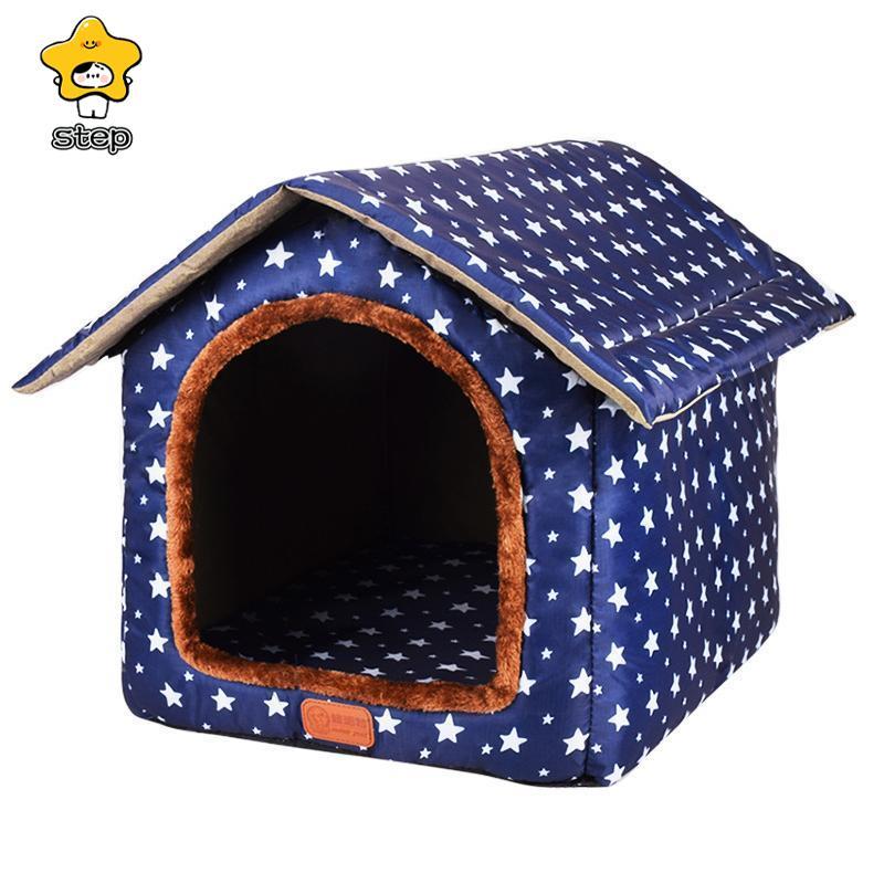 犬 ハウス ドーム 小型犬 犬用 家 犬小屋 室内 子犬 ベッド ペット用 猫 マット いぬ ねこ ペットハウス 猫用 春 秋 冬 用 | ブランド登録なし | 09