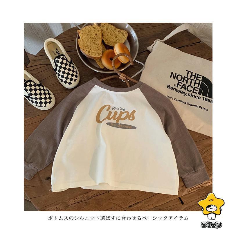 カットソー 子供 Tシャツ 長袖 女の子 プリントTシャツ 男の子 長袖Tシャツ クルーネック ラグラン袖 春 秋 トップス ジュニア 幼稚園児 男女兼用 | ブランド登録なし | 07