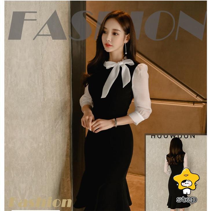 ワンピース きれいめ レディース 春 夏 長袖 パーティードレス タイトワンピー 結婚式 ドレス ロングワンピース レイヤード お呼ばれ 卒業式 上品 着痩せ | ブランド登録なし | 01