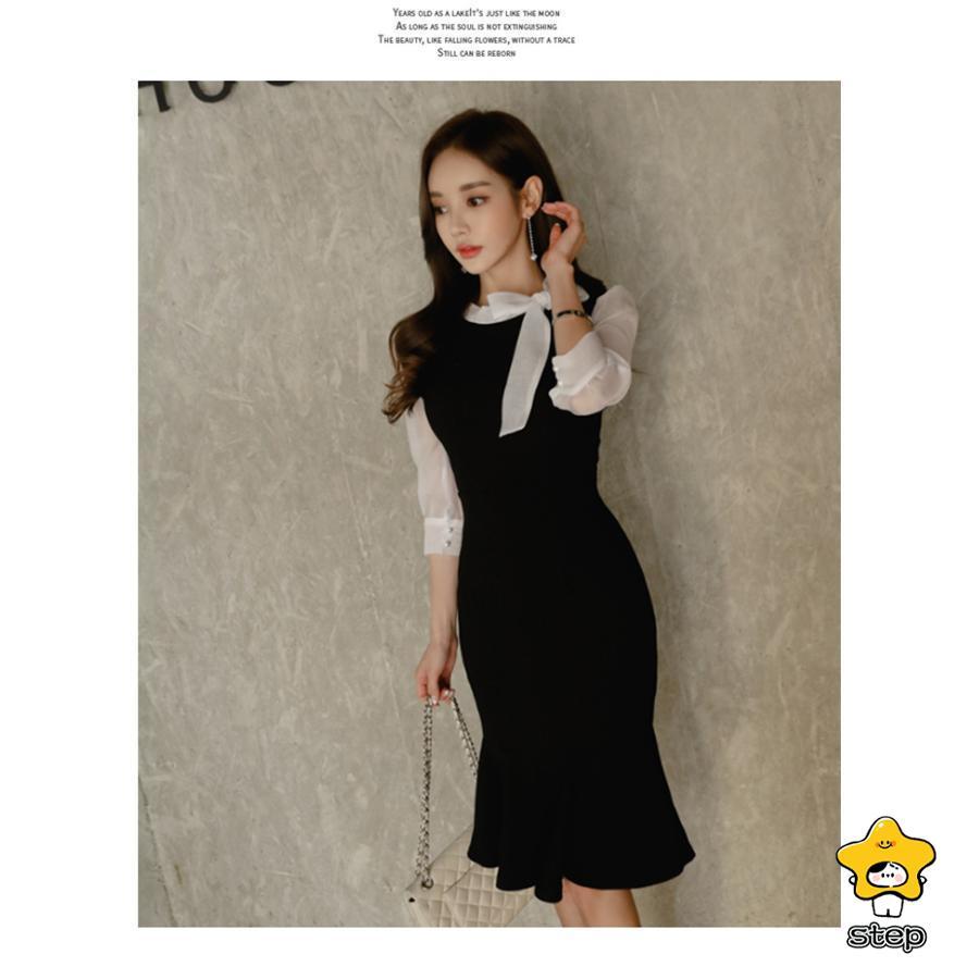 ワンピース きれいめ レディース 春 夏 長袖 パーティードレス タイトワンピー 結婚式 ドレス ロングワンピース レイヤード お呼ばれ 卒業式 上品 着痩せ | ブランド登録なし | 08