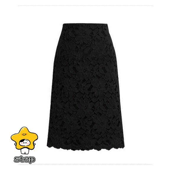 スカート 総レース レディース 花柄 膝丈 レーススカート 通勤 オフィス フォーマル | ブランド登録なし | 02