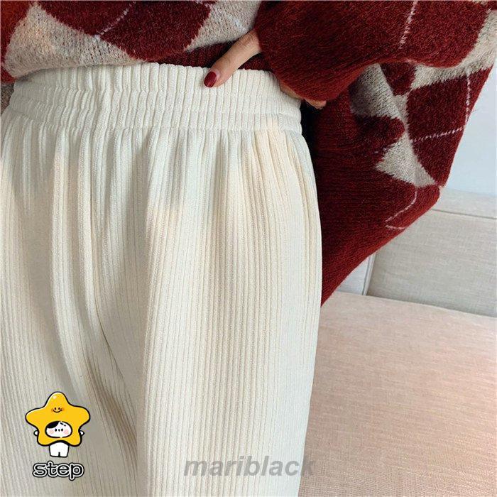 裏起毛ワイドパンツ レディース マキシ丈 ガウチョパンツ 体型カバー ロングパンツ 大きいサイズ ボトムズ 冬 秋 着痩せ 美脚 通勤 ゆったり ラシャ 着痩せ 美脚 | ブランド登録なし | 12