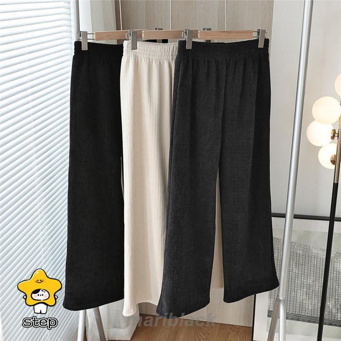 裏起毛ワイドパンツ レディース マキシ丈 ガウチョパンツ 体型カバー ロングパンツ 大きいサイズ ボトムズ 冬 秋 着痩せ 美脚 通勤 ゆったり ラシャ 着痩せ 美脚 | ブランド登録なし | 09