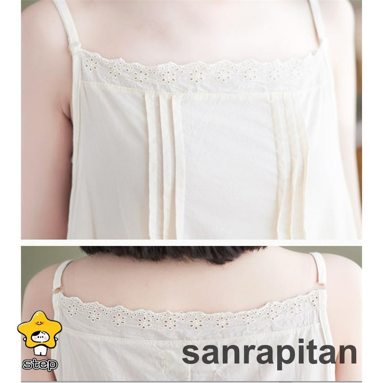 インナーワンピース ペチコート 綿 レース 春 夏 ペチワンピース キャミワンピース レディース 40代 春夏 刺繍風 綿 体型カバー 韓国 カジュアル | ブランド登録なし | 10