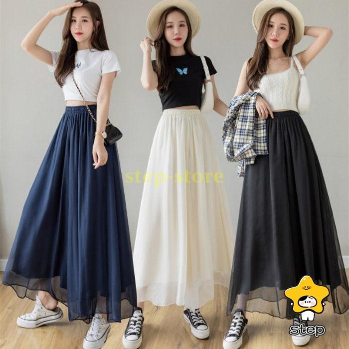 ワイドパンツ シフォン レディース ガウチョパンツ 大きいサイズ 夏 フレアパンツ ガウチョ スカンツ スカーチョ ロングパンツ ズボン パンツ ロング丈 | ブランド登録なし