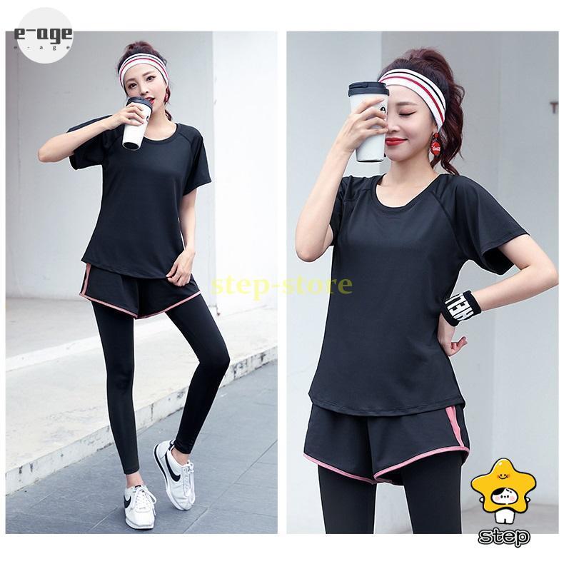 スポーツウェア 上下セット ヨガウェア レディース トップス パンツ フィットネスウェア パーカー 4点セット 大きいサイズ ランニングウェア トレーニングウェア | ブランド登録なし | 11