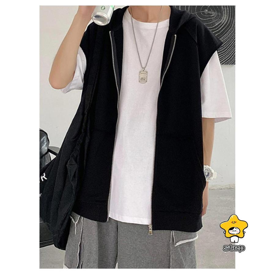 新品 LEONARD SPORT ノースリーブ ベスト フード付き 44 新品 LEONARD SPORT ノースリーブ ベスト フード付き 44 ベスト