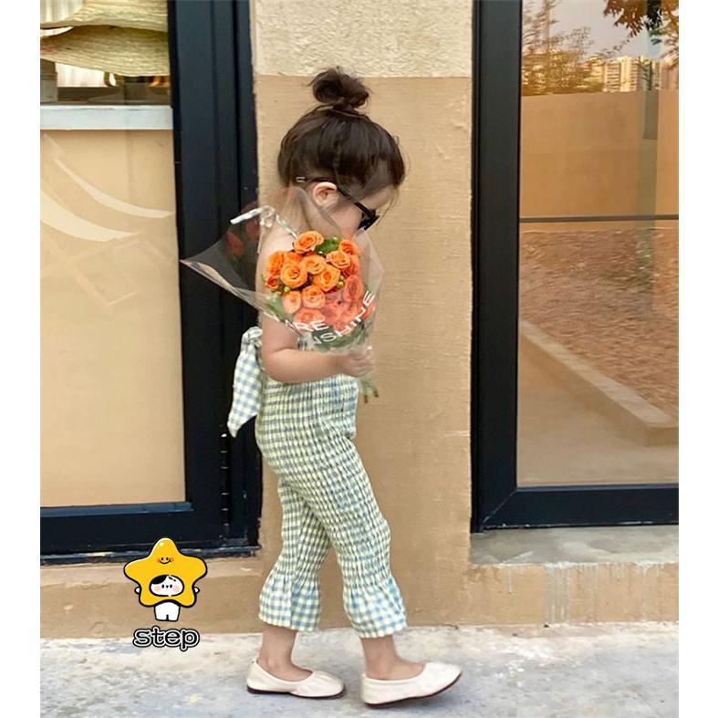 セットアップ ベビー タンクトップ キッズ 女の子 ブラウス 春秋 上下セット ノースリーブ トップス ロングパンツ ガウチョパンツ 花柄 90 100 110 120 130 140 | ブランド登録なし | 02