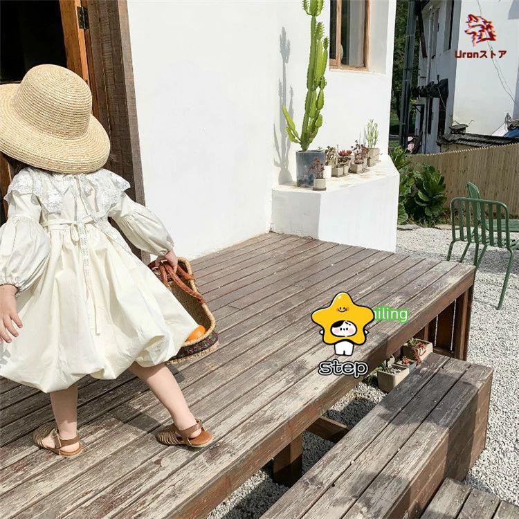 韓国子供服 ワンピース 女の子 ベビー フォーマル 姫様 秋 長袖 プリンセス レース 白ワンピース 韓国こども服 カワイイ おしゃれ カジュアル 子供服 | ブランド登録なし | 05