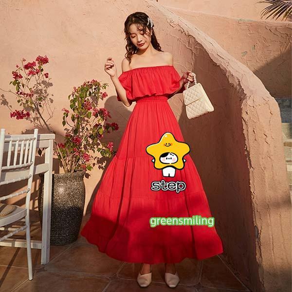 polaura オフショルダーサテンスイッチロングワンピース オフショルダーサテンスイッチロングワンピース – poláura