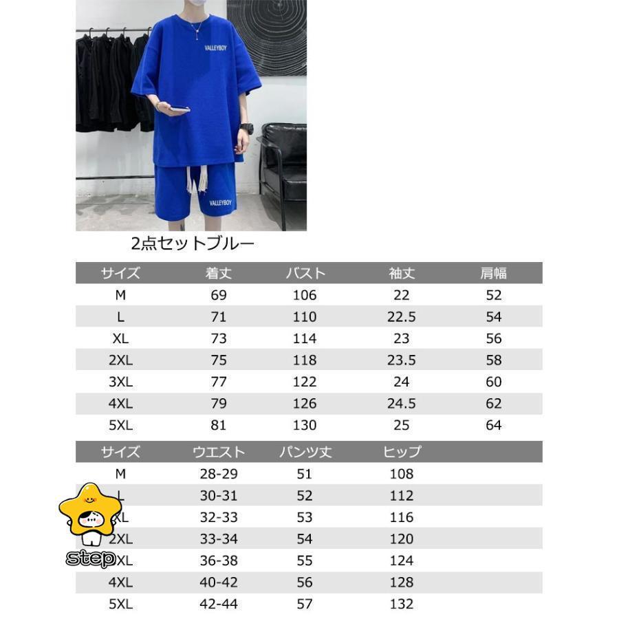 大きいサイズ 夏服 Tシャツ 半袖 セットアップ ハーフパンツ