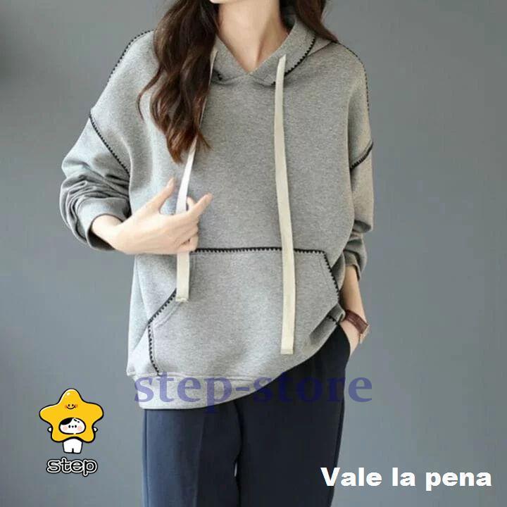 【メヤメ】エルボーパッチ 刺繍 パーカー ゆったり 長袖 フーディー メヤメ】エルボーパッチ 刺繍 パーカー ゆったり 長袖