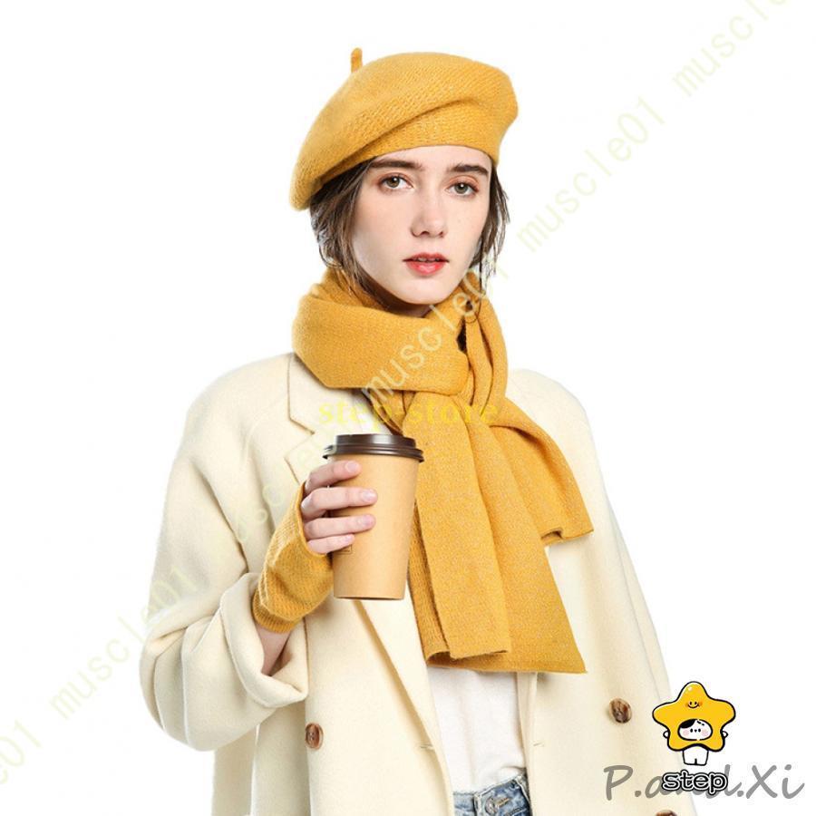 Johnstons of Elgin●マフラー　ニットキャップセット Johnstons of Elgin○マフラーニットキャップセット