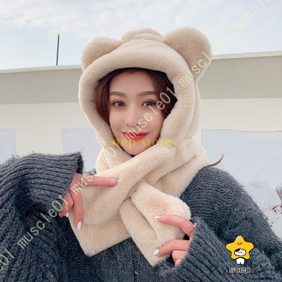 Misha&puff マフラー 帽子 フード