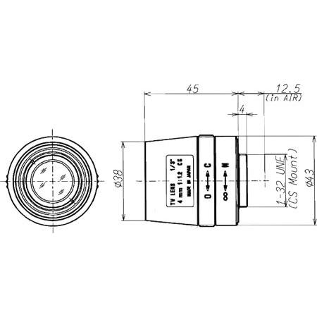 在庫限り品ＣＣＴＶレンズ タムロン TTAMRON 13FM04T |  | 02