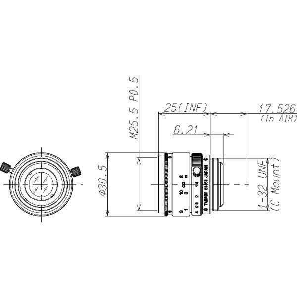 CCTVレンズ TAMRON (タムロン)  Ｃマウント・レンズ 17HF |  | 01