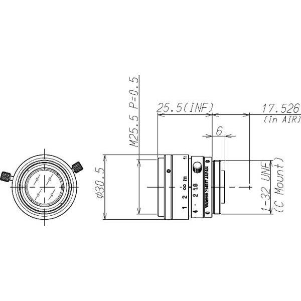 CCTVレンズ TAMRON (タムロン)  Ｃマウント・レンズ 20HC |  | 01