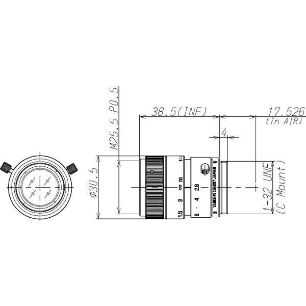 CCTVレンズ TAMRON (タムロン)  Ｃマウント・レンズ 21HC |  | 01