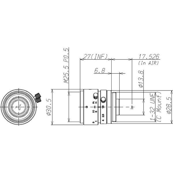 CCTVレンズ TAMRON (タムロン)  Ｃマウント・レンズ 25HB |  | 01