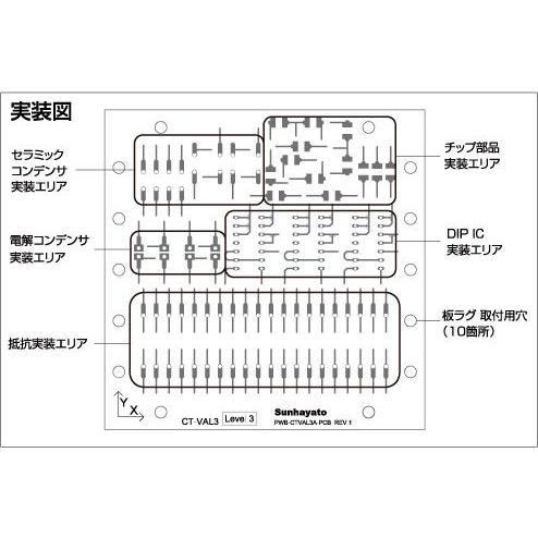 サンハヤト 基板  はんだ付け練習基板　CT-VAL3 |  | 01