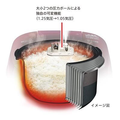 海外向け炊飯器 220-230V タイガーJPD-A06W WEZ 3カップ日本製　SEプラグの画像