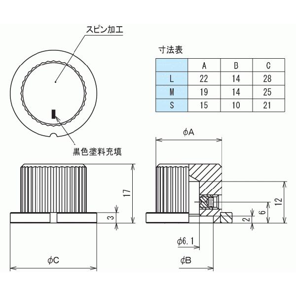 サトーパーツ K-34-M メタルツマミ |  | 01