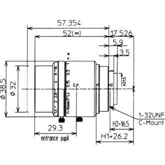 CCTVレンズ 興和(KOWA：コーワ) LM16JC5M2   5メガ 対応　   2/3"型C マウント |  | 01