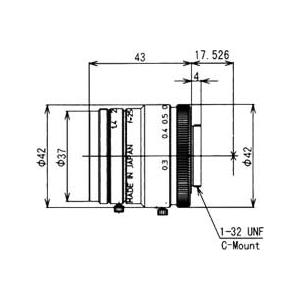 CCTVレンズ 興和(KOWA：コーワ)・メガピクセルCマウントレンズ：LM25HC |  | 01