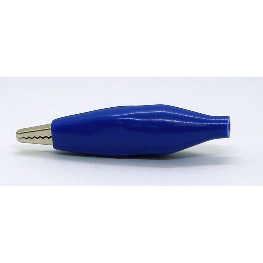 ミヤマ電器の   ミノムシクリップ   MJ006-U (MJ-006-U) （青） 100個セット | 