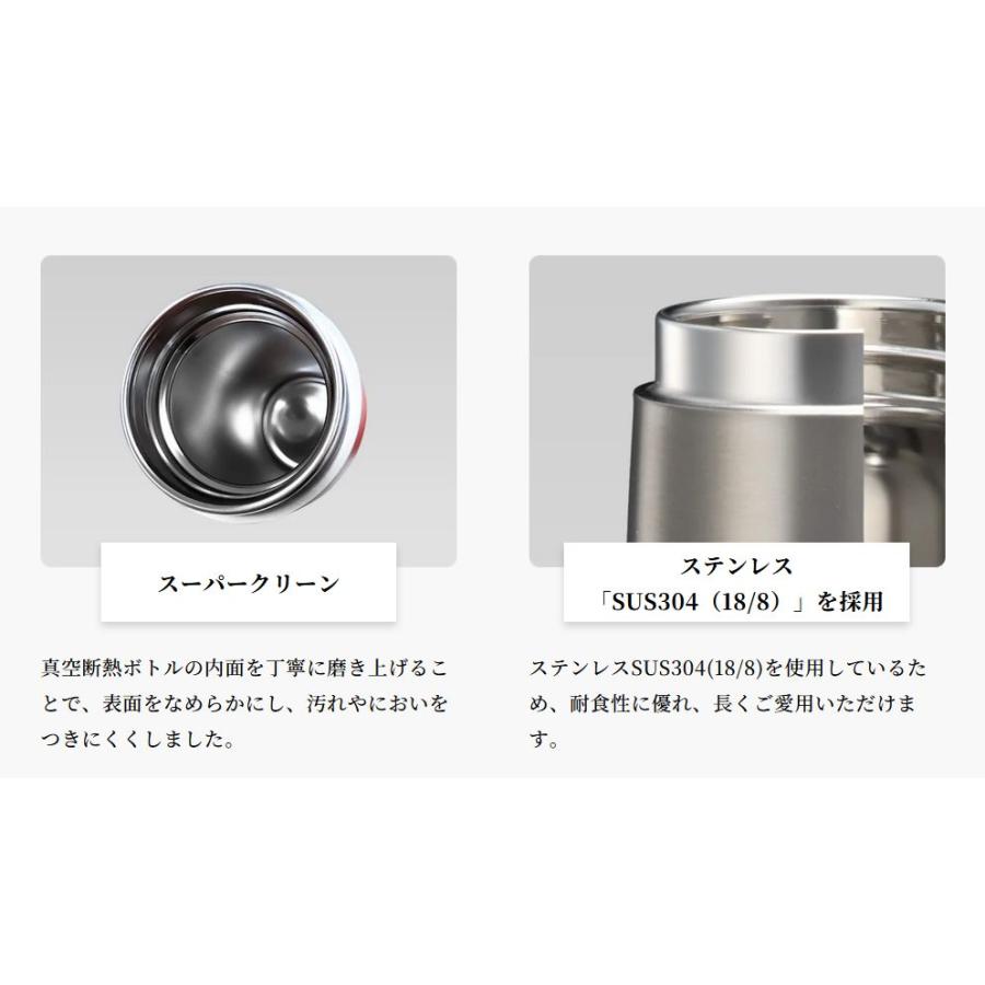 最新モデル発売  タイガー 真空断熱ボトル スクリューマグ  MJF-A048 AF （青黒）日本製 Vacuum Insulated Bottle Mug | タイガー | 05