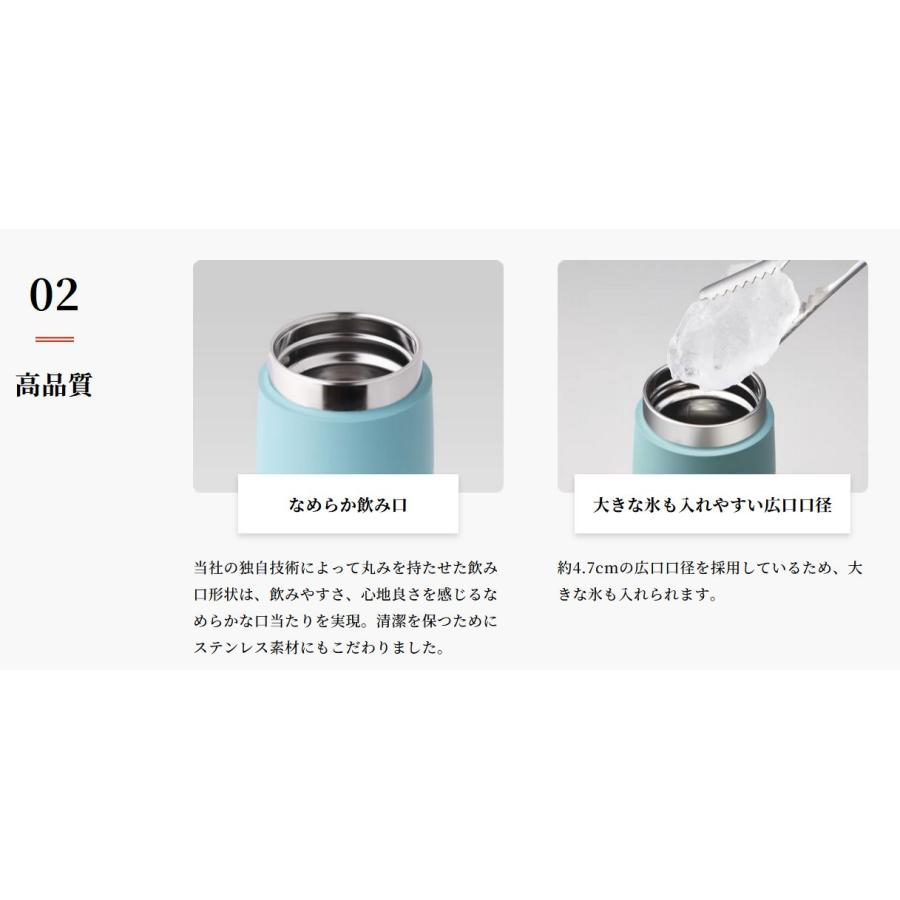 最新モデル発売  タイガー 真空断熱ボトル スクリューマグ  MJF-A048 RF（臙脂色）日本製 Vacuum Insulated Bottle Mug | タイガー | 04