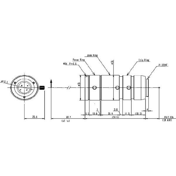CCTVレンズ CBC(computar) マクロ専用1メガピクセル対応  Cマウントレンズ MLM-3XMP |  | 01
