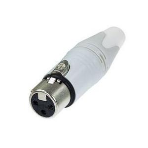 NEUTRIK NC3FXX-WT ホワイトXLRケーブルコネクター(3pin/メス) | 